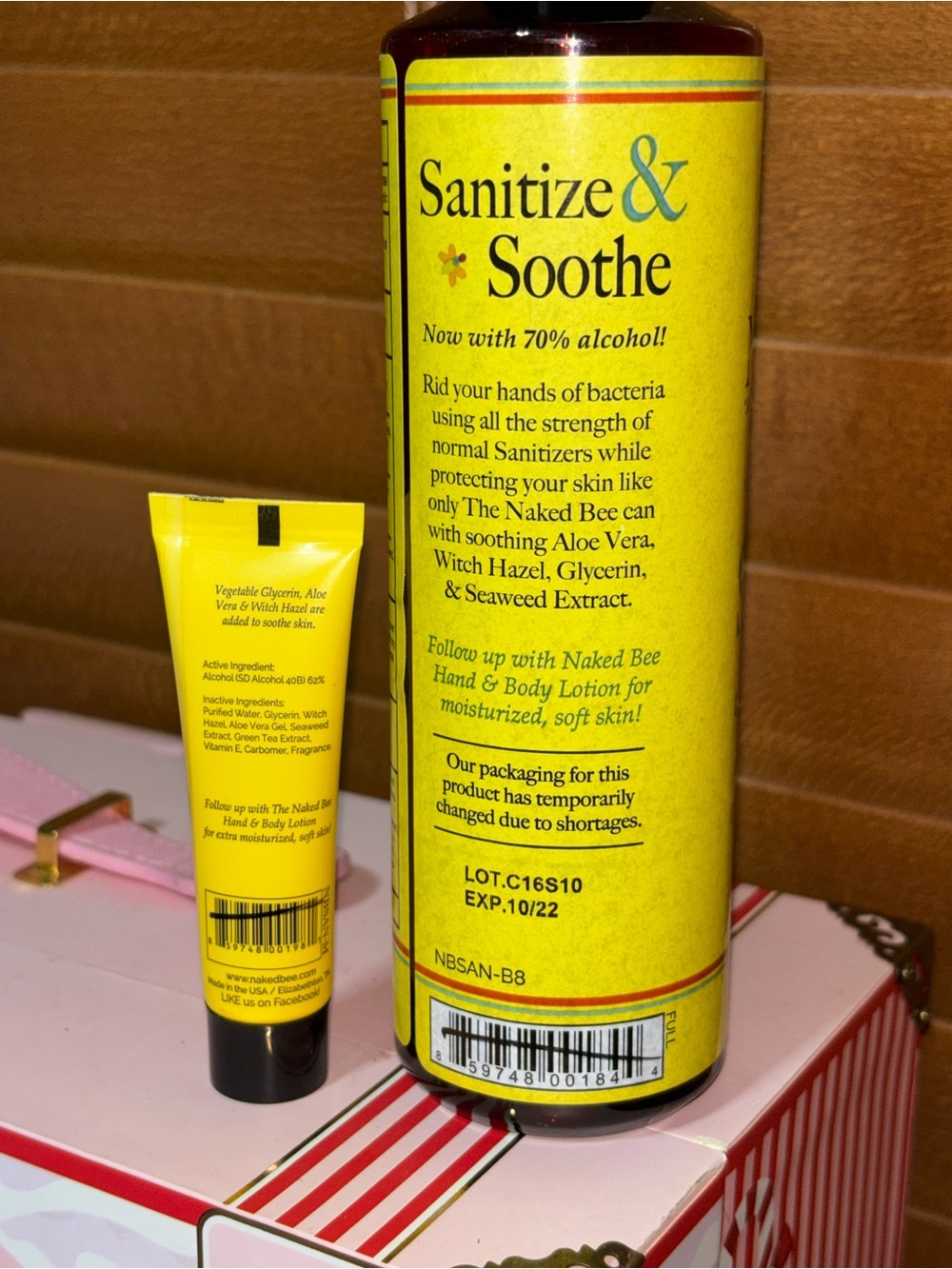 The Naked Bee Hand Sanitizer - Picture 3 of 3